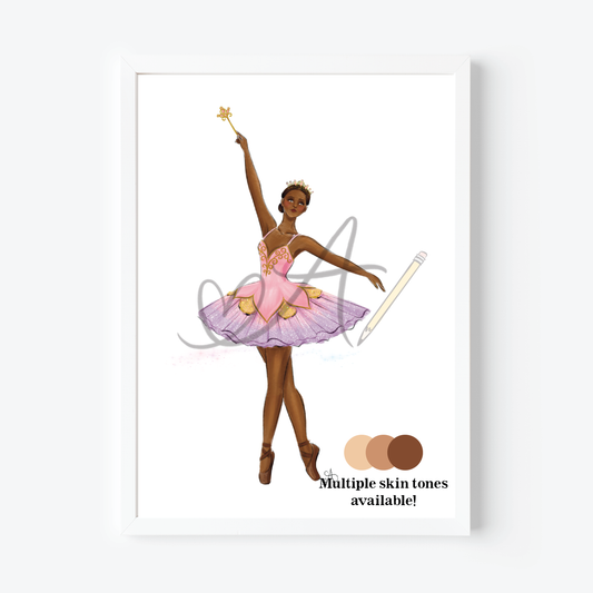 Nutcracker Sugar Plum Fairy Art Print