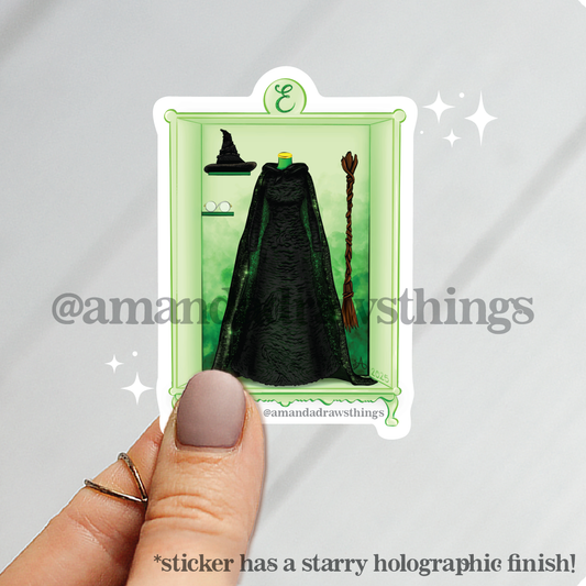 Green Witch Wardrobe - Part 1 Sticker