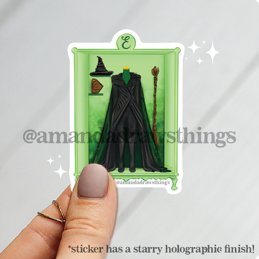 Green Witch Wardrobe - Part 2 Sticker