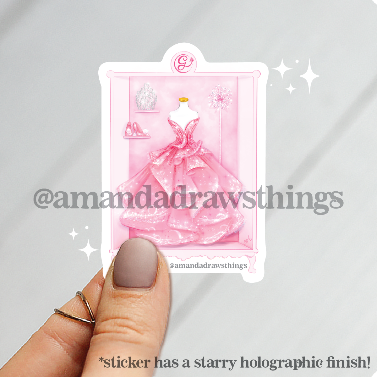 Pink Witch Wardrobe - Part 1 Sticker