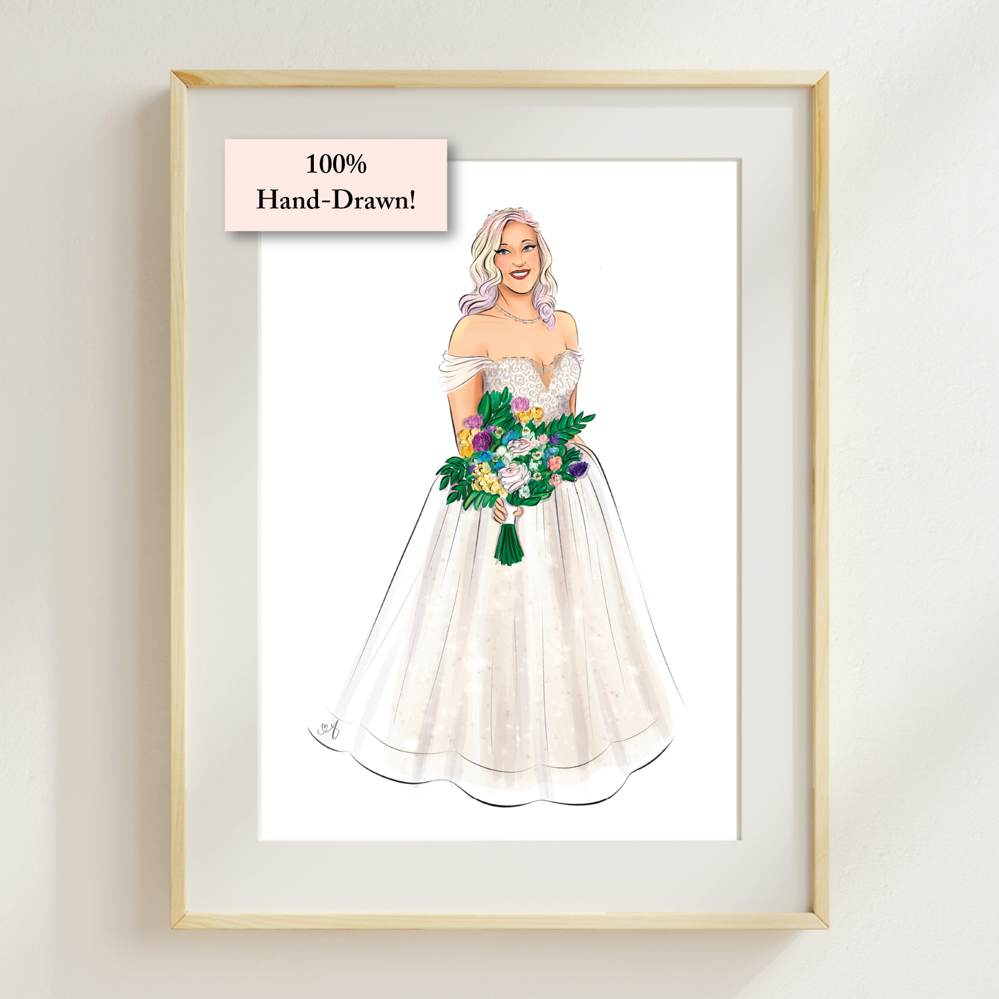 Bridal Illustration Portrait
