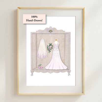 Wedding Wardrobe Illustration