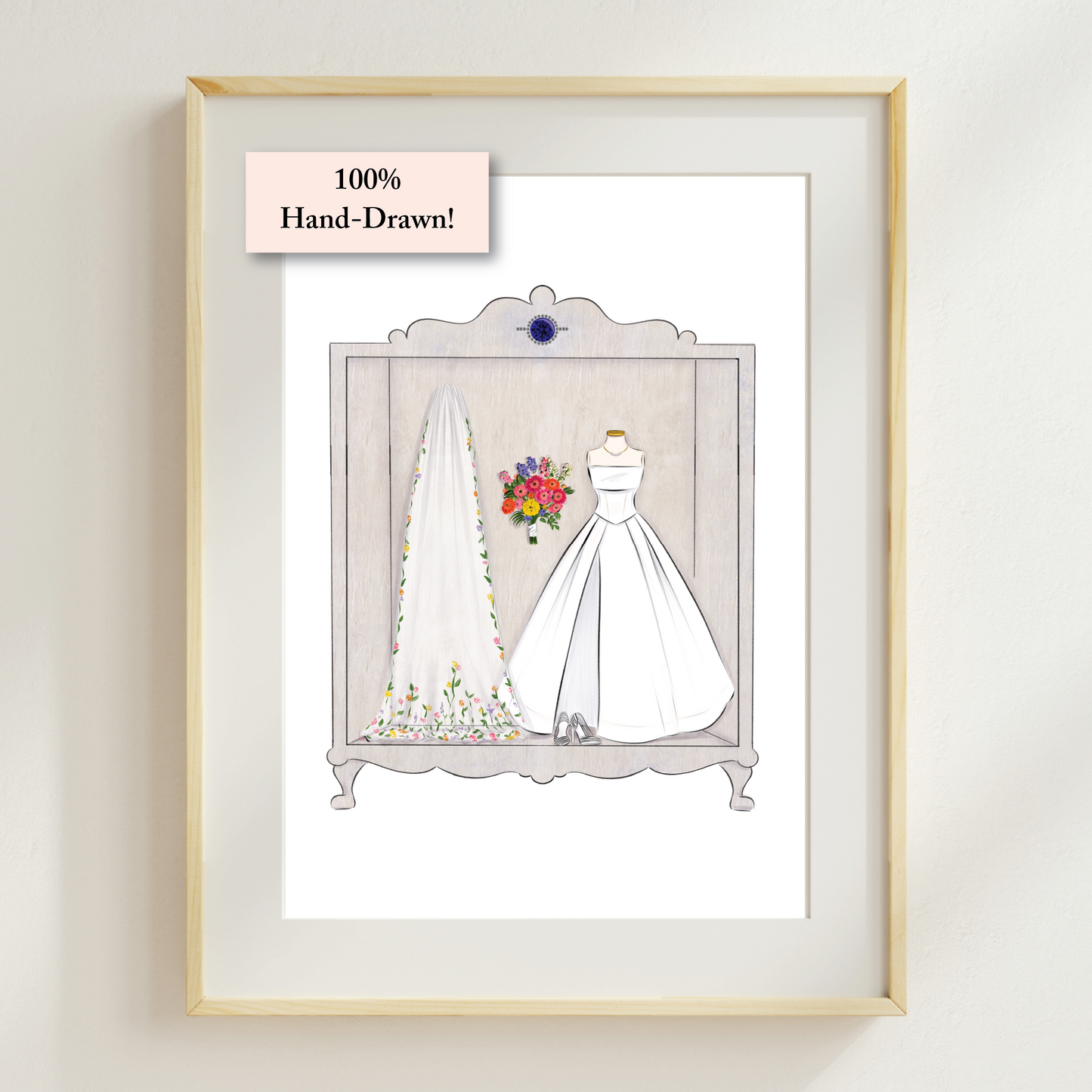 Wedding Wardrobe Illustration